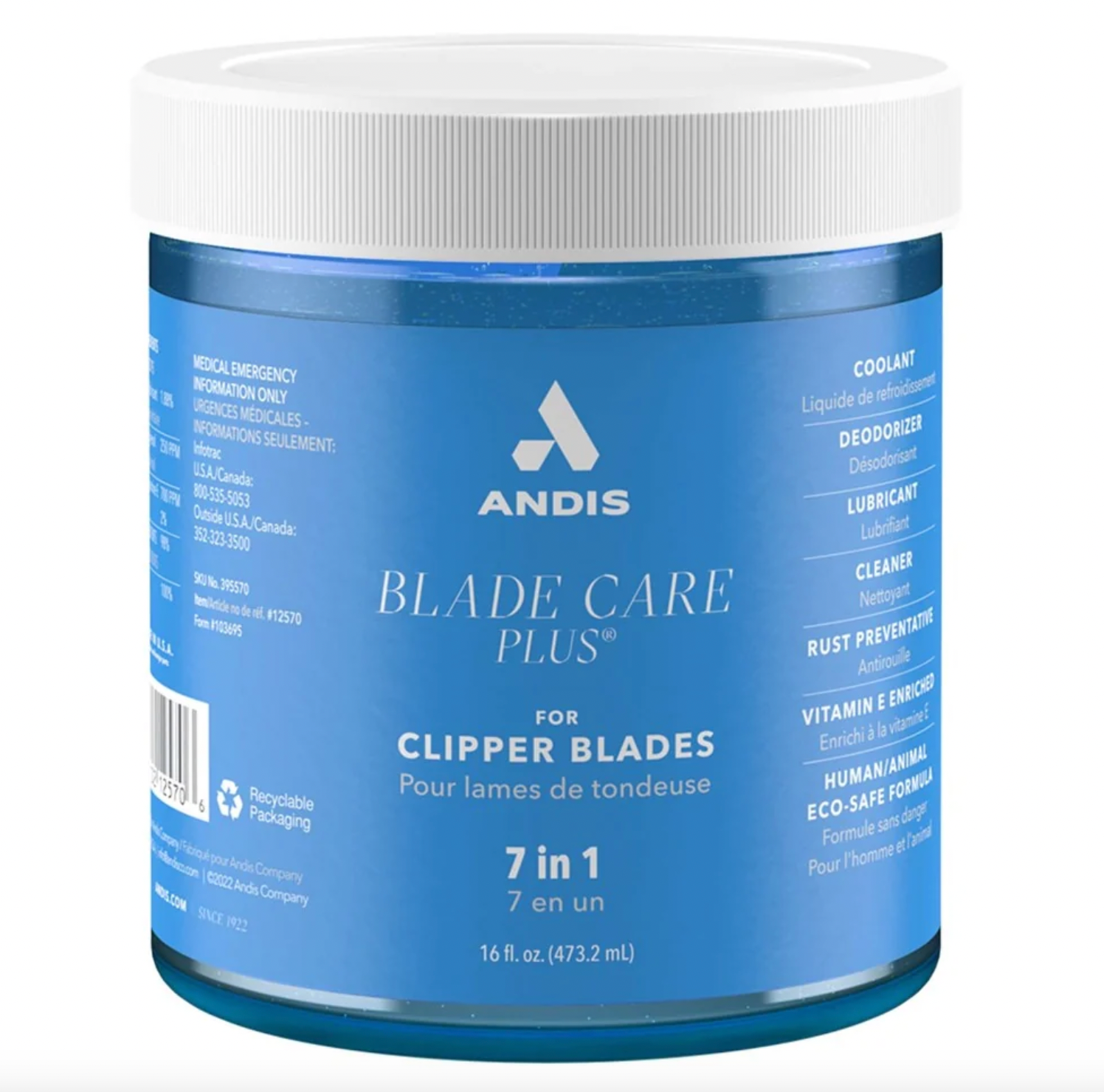 ANDIS Blade Care Plus 7 In 1 (16oz)