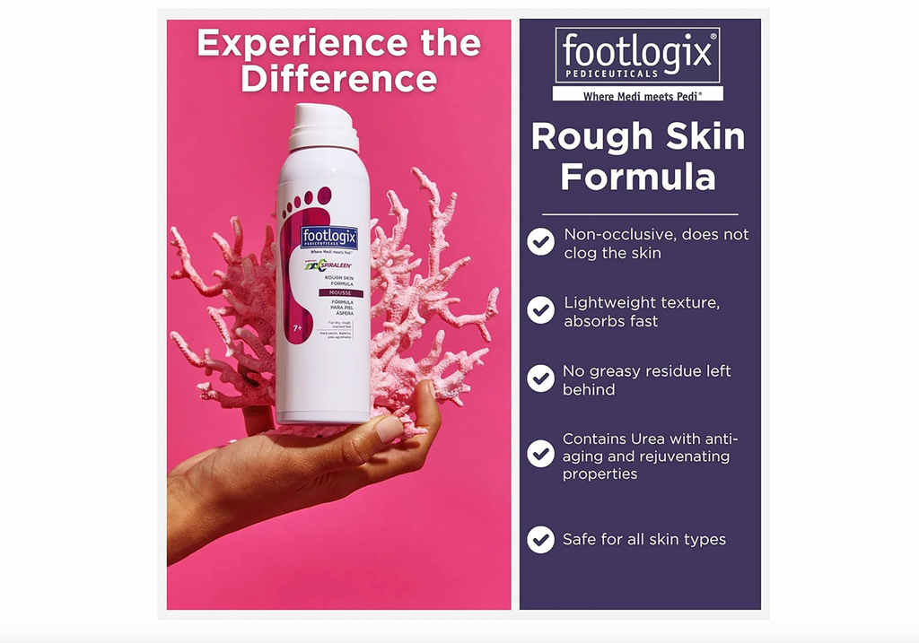 Footlogix Rough Skin Formula Mousse 4.23 oz.