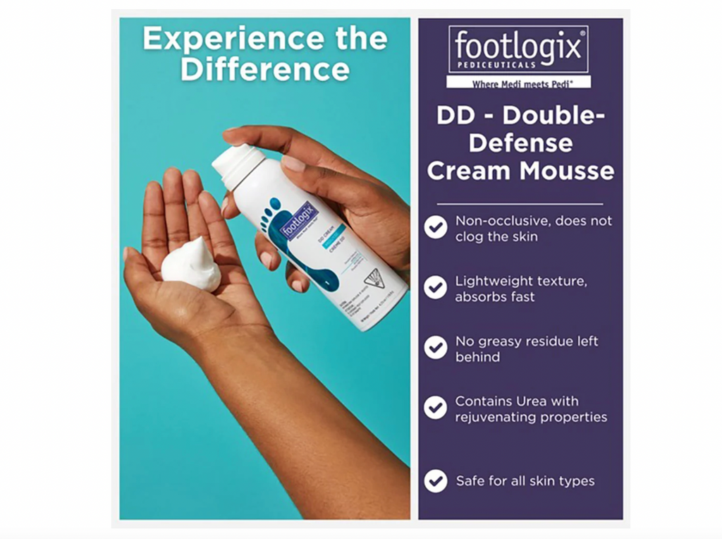 Footlogix #1 DD Cream Mousse 4.23 oz./119.9 g