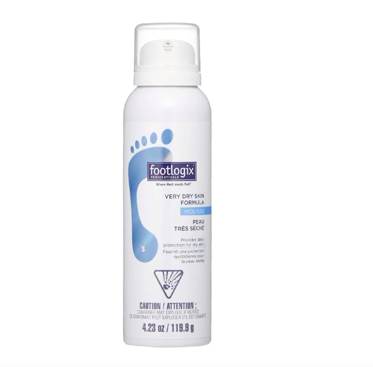Footlogix Very Dry Skin Formula Mousse 4.23 oz